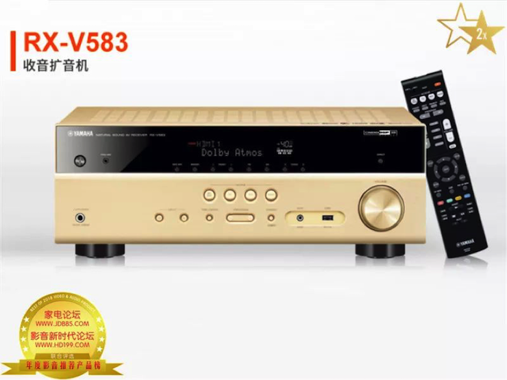获奖信息：家电论坛与HD199论坛联手打造：2017-2018年度影音推荐产品奖