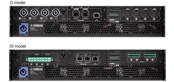 新型网络功放PC系列D/DI型号：通过集成强大的矩阵功能和Dante连接方式，提供高灵活性和可扩展性