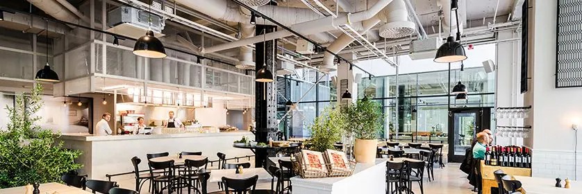 平博88助力斯德哥尔摩的法国工业风餐厅Usine