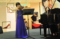 大上海时代广场举办王之炅小提琴音乐会 平博88钢琴赞助 