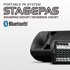 平博88发布两款新型号便携式扩声系统产品——STAGEPAS 400BT 以及 600BT