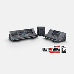 RIVAGE PM5和PM3数字混音系统，实力斩获IBC 2020 Best of Show大奖